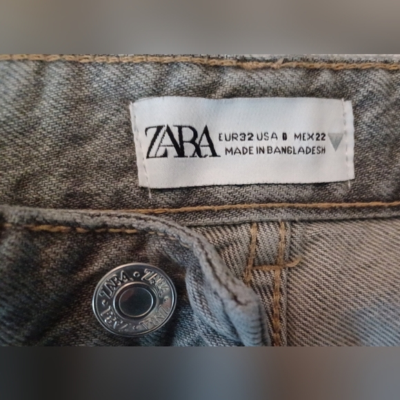 🍒 Zara Gray Cargo Pants Relaxed Fit - Picture 11 of 12